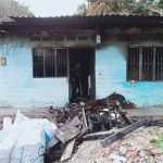 Casa de familia enel barrio  Chircal se incendia en la tarde de este jueves