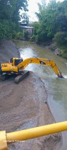 La Administración Municipal de Venadillo continúa avanzando en las labores de limpieza y recuperación de la quebrada Galapo